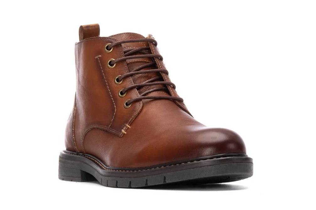 Botines de hombre con cordones Carmela 162675 en camel