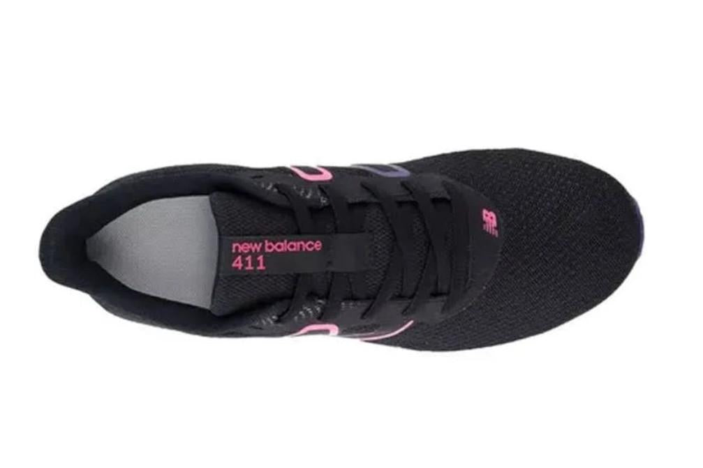Zapatillas Running Mujer New Balance 411 V3 Negras Ligeras y Estables