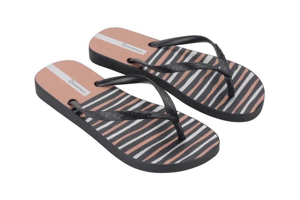 Chanclas de dedo Ipanema Classica Happy XII Fem en negro para mujer