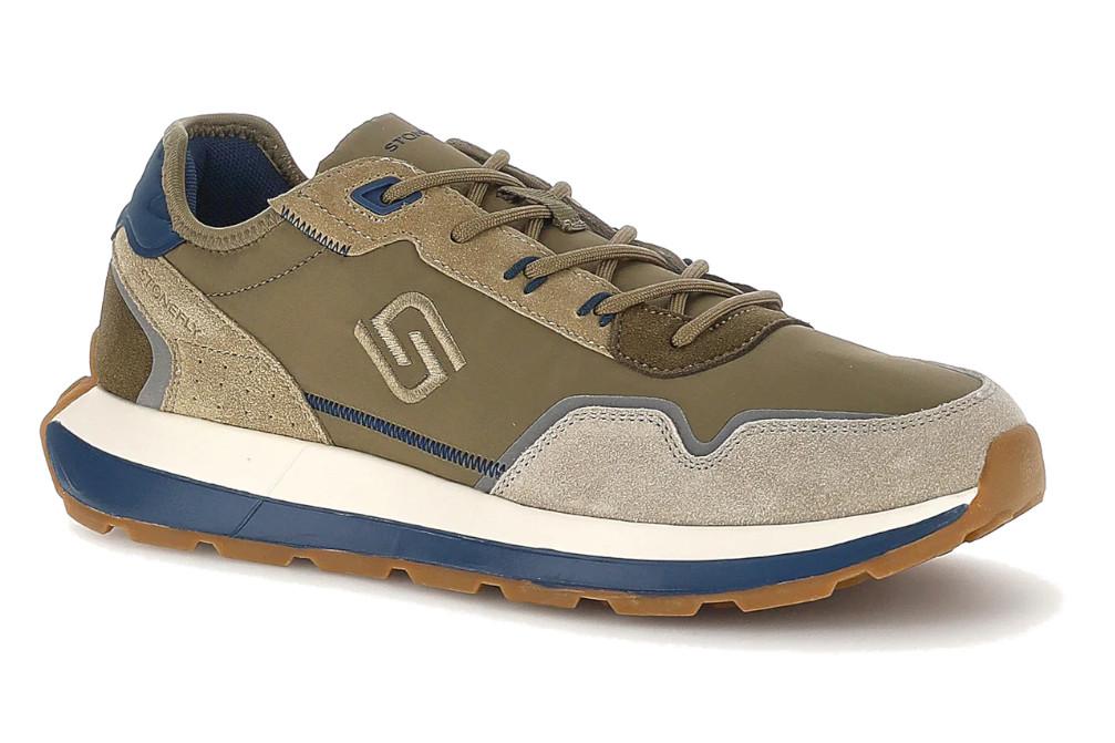Zapatillas deportivas Stonefly ALLACCIATE SOFTSPACE 1 223828en marrón de piel, ante y textil