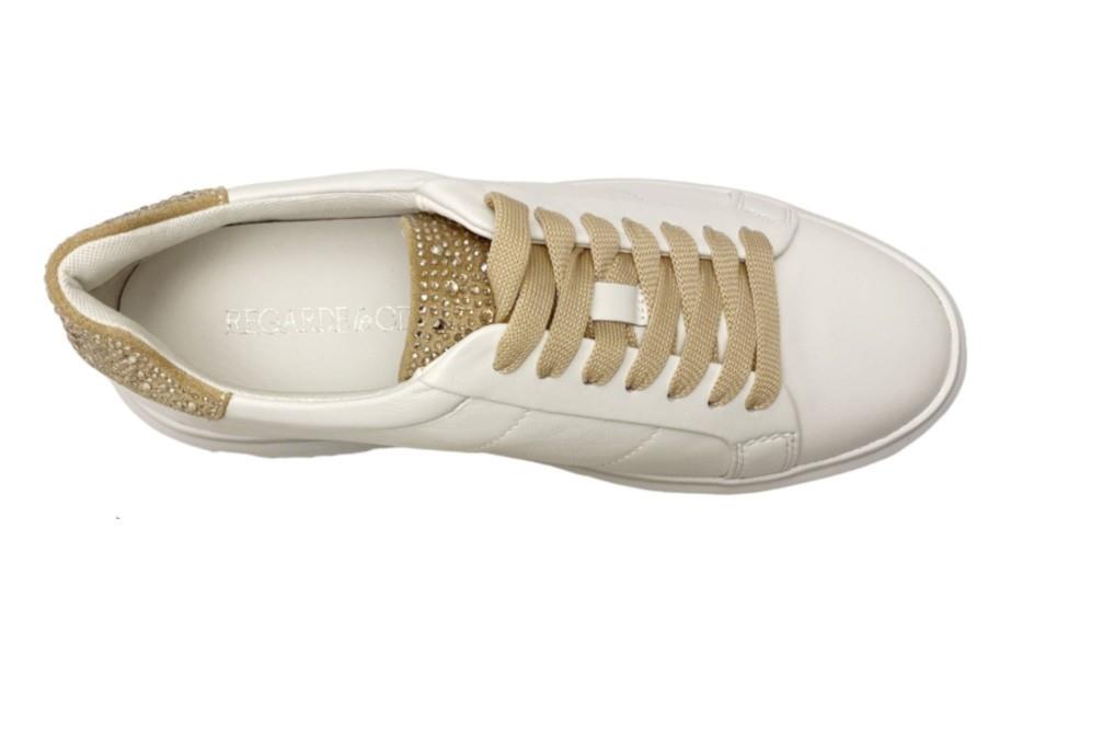 Zapatillas deportivas Regarde Le Ciel Regina 01 en blanco para mujer