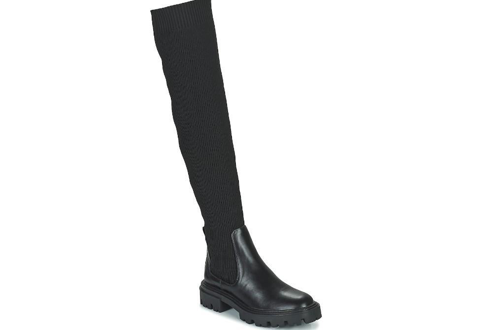 Botas altas calcetín Isteria 21243 en negro para mujer