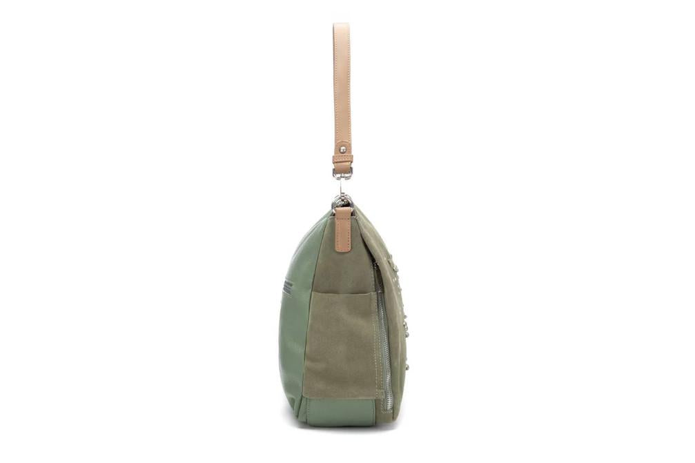 Carmela 186204 – Bolso de Hombro Mujer Caqui con Bandolera
