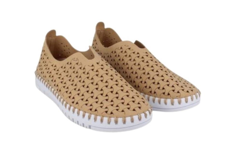 Deportivos sin cordones Eoligeros Tessy en camel