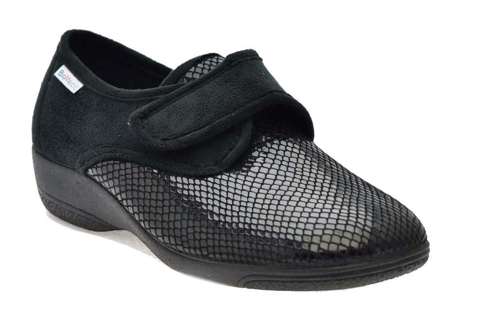 Zapatillas de casa Cabrera 533 en negro para mujer