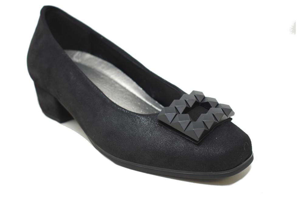 Bailarinas con tacón Doctor Cutillas 81750 Ginebra de color negro