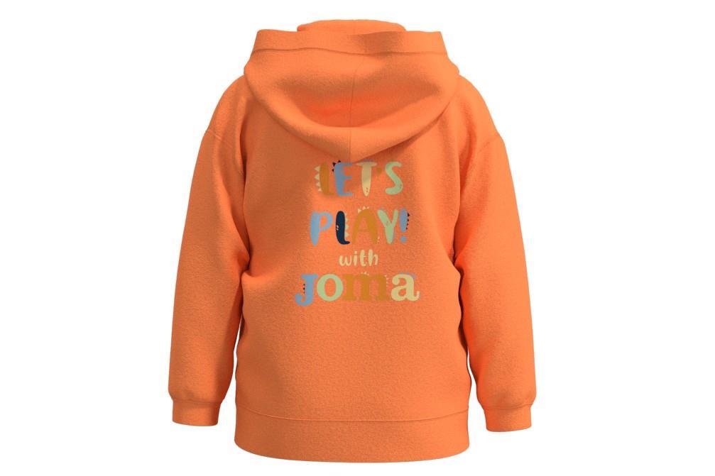 Sudadera con capucha Joma Stripe Adventure en naranja para niños