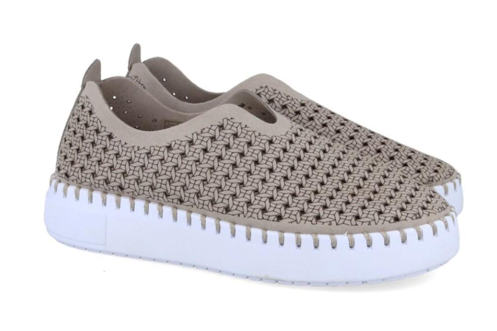 Zapatillas deportivas Walk & Fly Greta AD-9938 A5 en gris para mujer