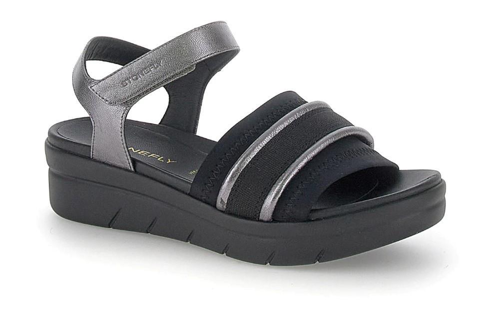 Sandalias Stonefly AQUA III en negro para mujer