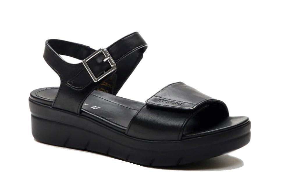 Sandalias Stonefy Aqua III en negro para mujer