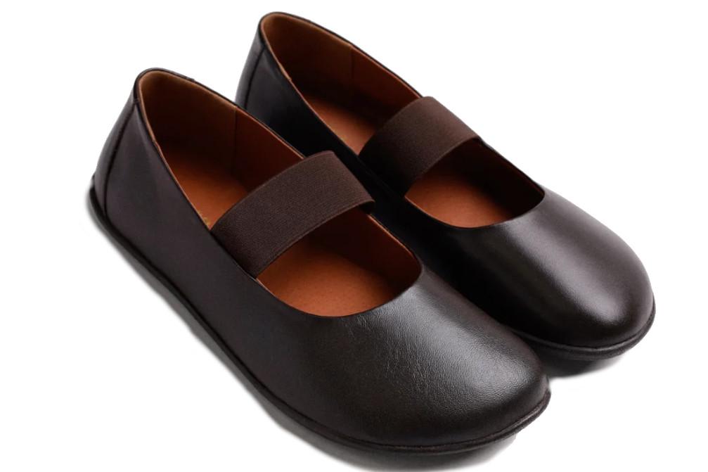 Bailarinas Barefoot Gioseppo Malakisi 80685 de Piel en marrón para mujer