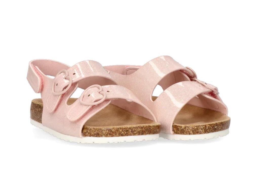Sandalias planas Etika SAMOQUEIRA para niñas en rosa