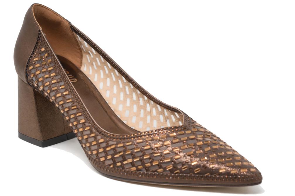 Zapatos de fiesta para mujer MENBUR AM72195 en Bronce