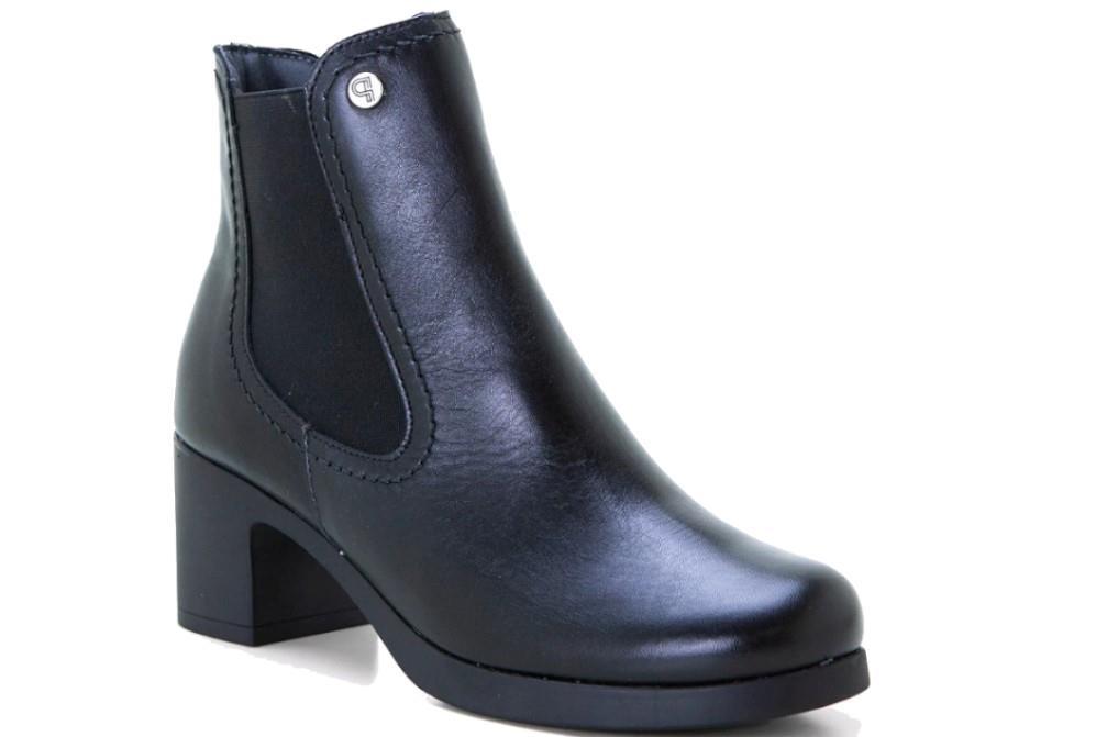 Botines de tacón Pitillos 30107 en negro