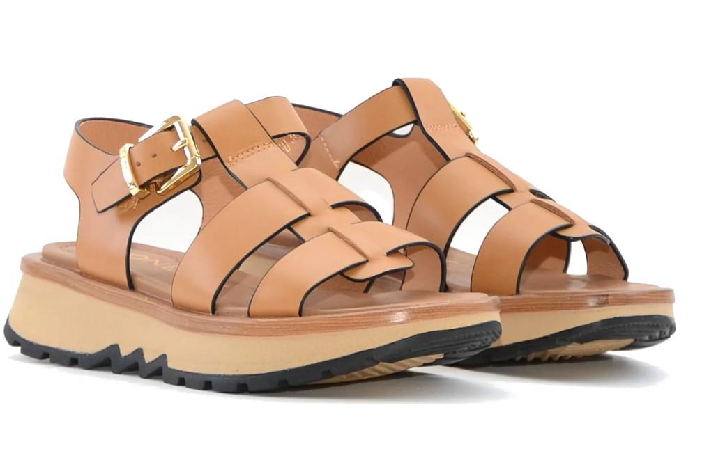 Sandalia de Plataforma Stonefly 223847 049 Dark Tan Camel para Mujer | Comodidad, Estilo y Altura