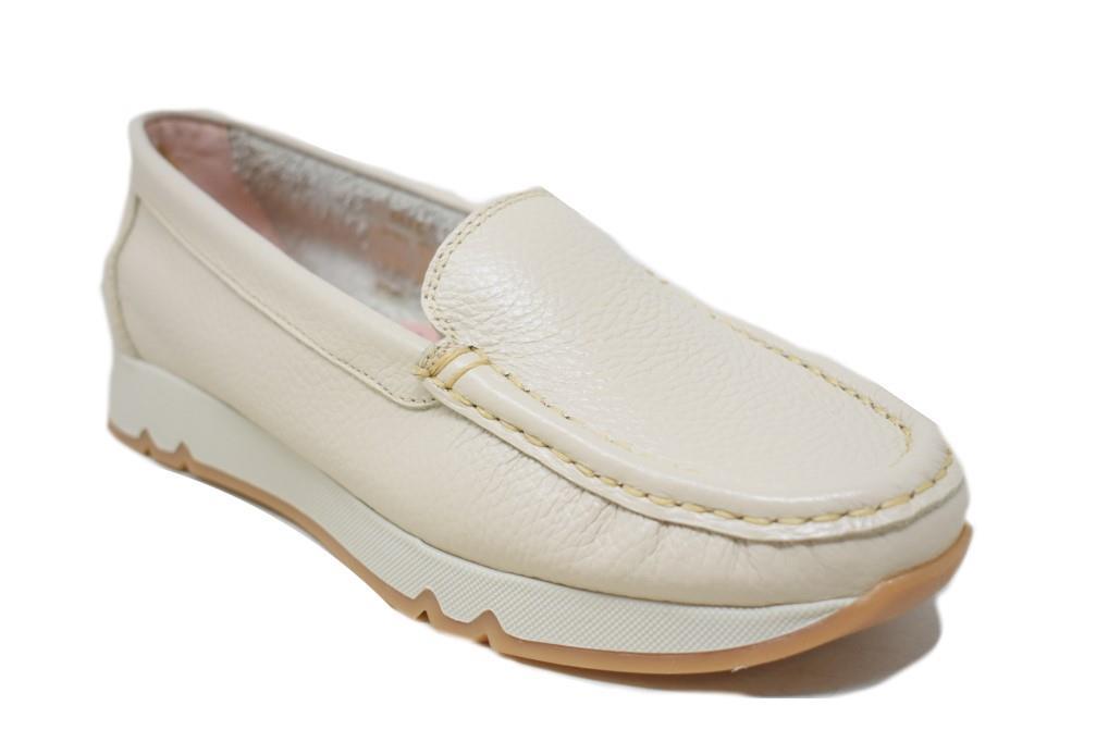 Mocasines InVogue 20330 en beige para mujer