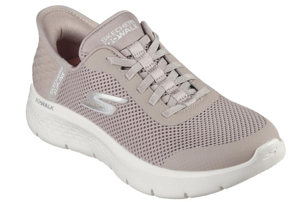 Zapatillas deportivas Skechers Slip-ins GO WALK Flex Grand Entry 124836 taupe para mujer