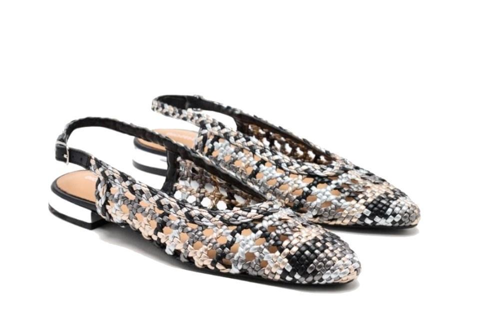 Bailarinas trenzadas Gioseppo COLBY 75464 en negro para mujer