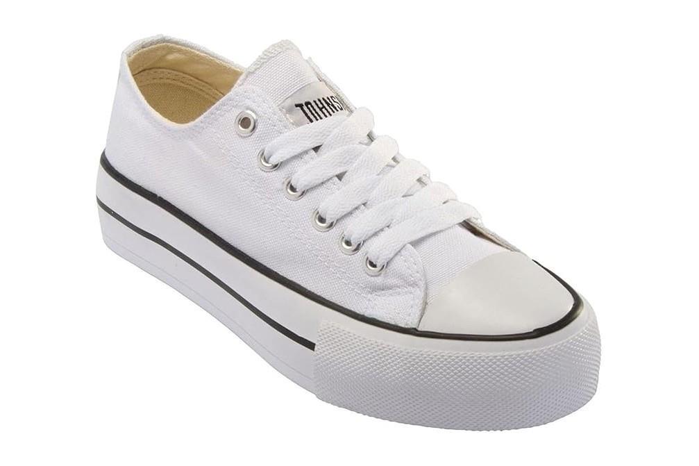Zapatillas de lona John Smith Libel 25V para mujer en blanco