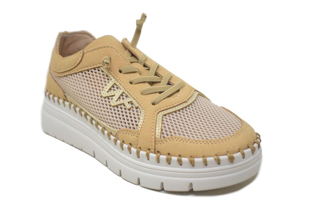 Zapatillas deportivas Walk & Fly Vera 20103 en color camel