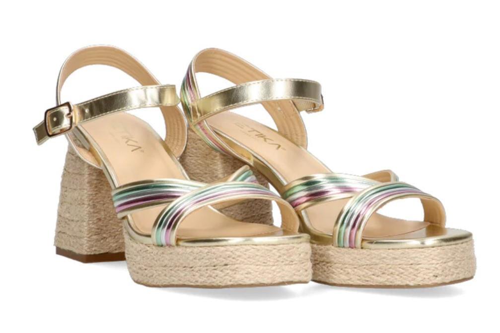 Sandalias con tacón Etika Enramada 30007 para mujer