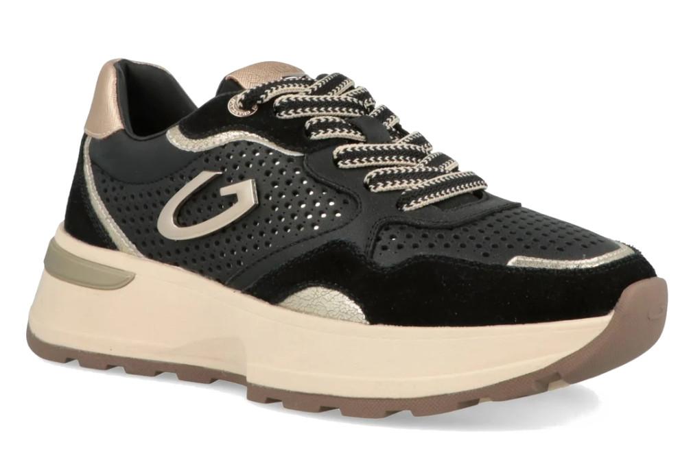 Zapatillas deportivas con plataforma Guardiani Levante Top GL62504A para mujer en negro