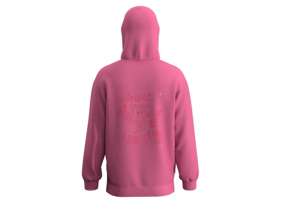 Sudadera con capucha Joma 700129.583 U-tribe en color rosa
