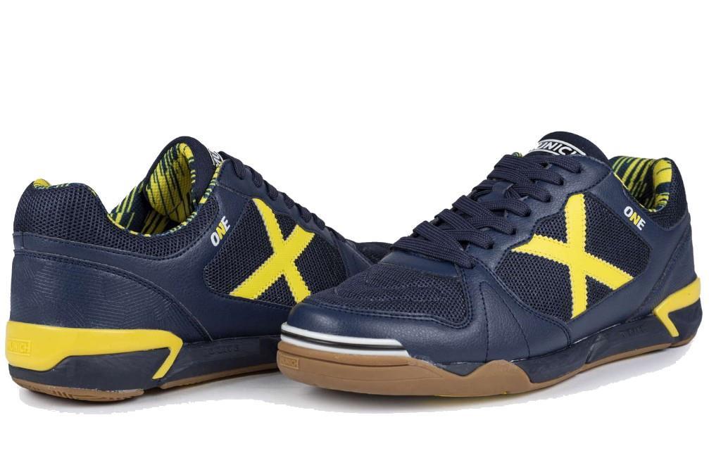 Zapatillas de fútbol sala Munich ONE 69 en marino para hombre