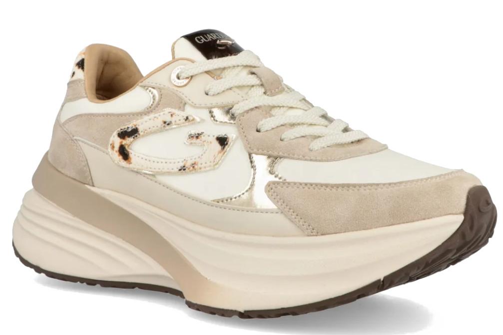 Zapatillas de mujer Guardiani Astra Safari GL62540A con detalles animal print
