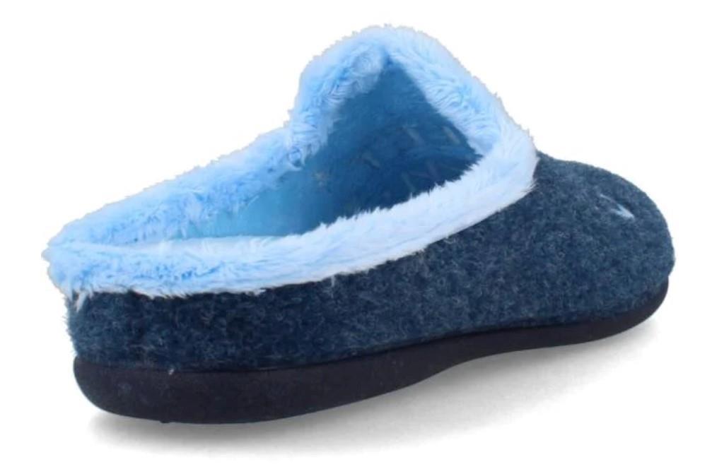 Zapatillas de casa Cabrera 3179 en azul para mujer