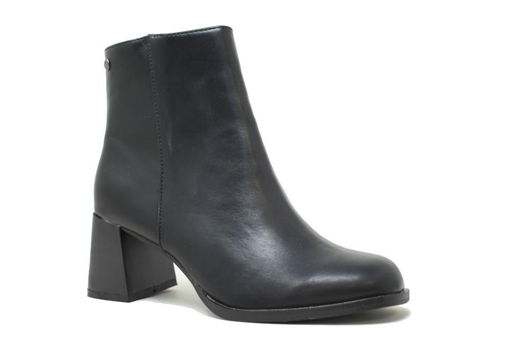 Botines con tacón Maraval W0371 en negro para mujer