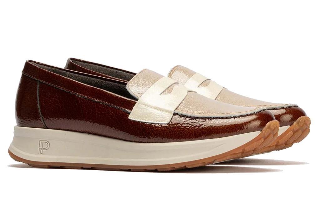 Mocasines Pitillos 10202 en cuero para mujer