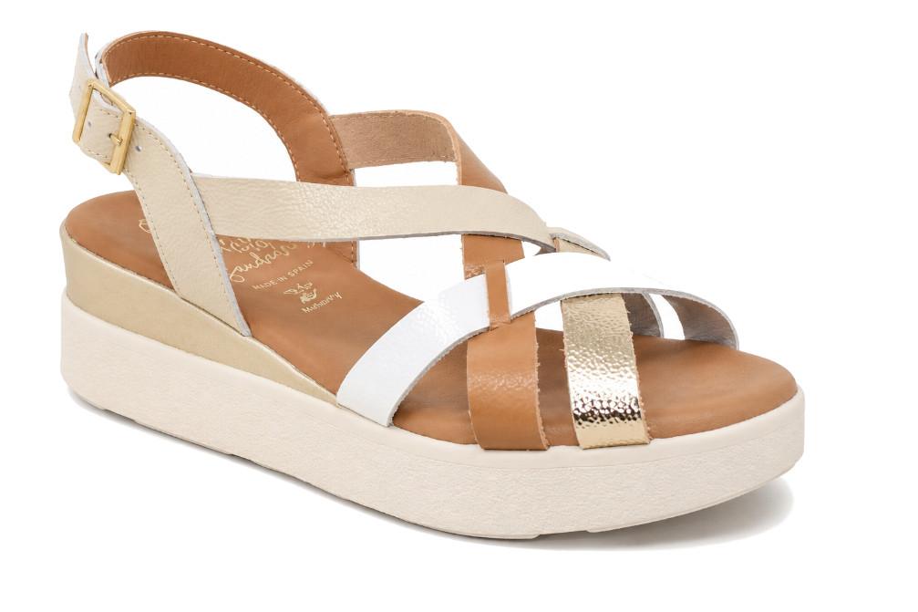 Sandalias de Cuña Mujer Oh My Sandals 5960 Hielo