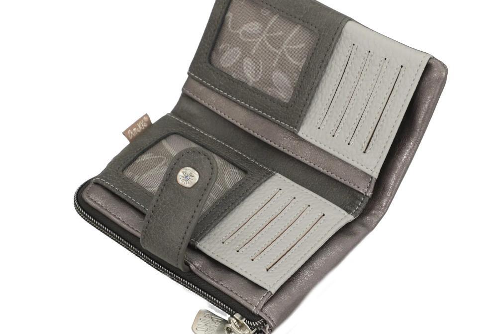 Billetero mujer Anekke Sophia RFID 42809-912 con cremallera y lengüeta – compacto, seguro y funcional
