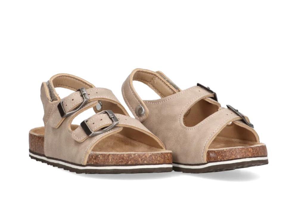 Sandalias planas Etika CREIRO para niño en beige