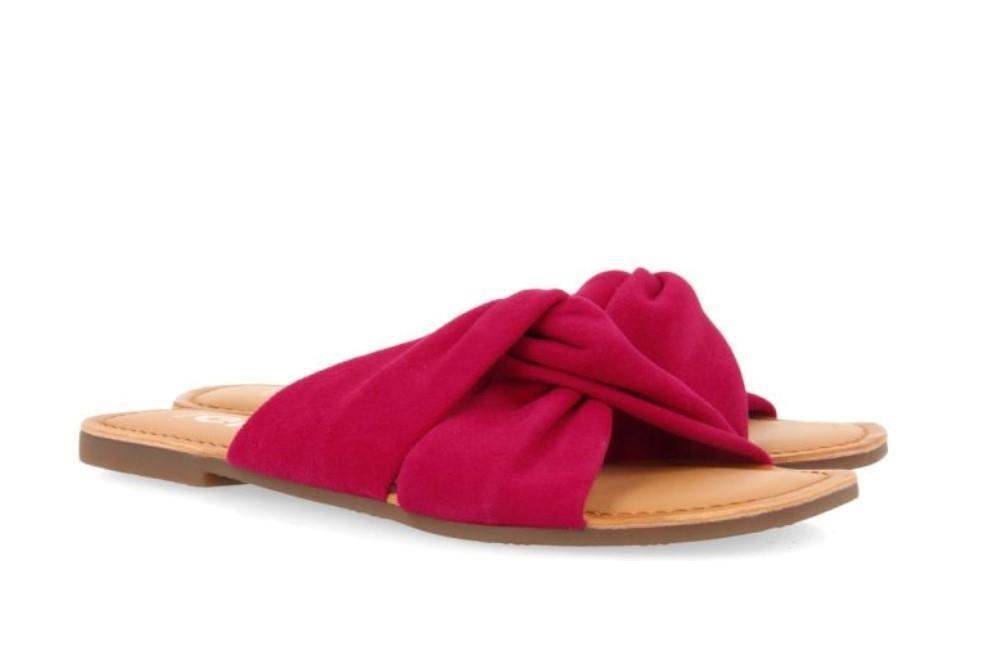 Sandalias planas Gioseppo Agira 72049 fuxia para mujer
