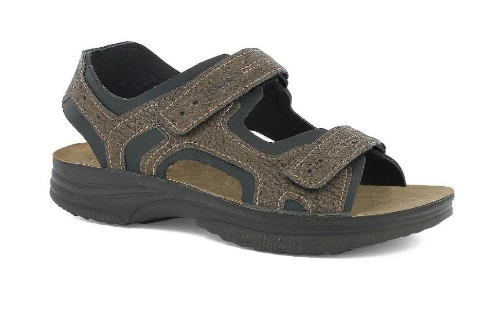 Sandalias deportiva inblu RY000029 en marrón para hombre