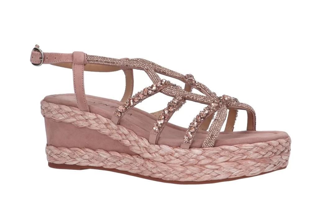 Sandalias con cuña Alma en Pena V241012 en rosa