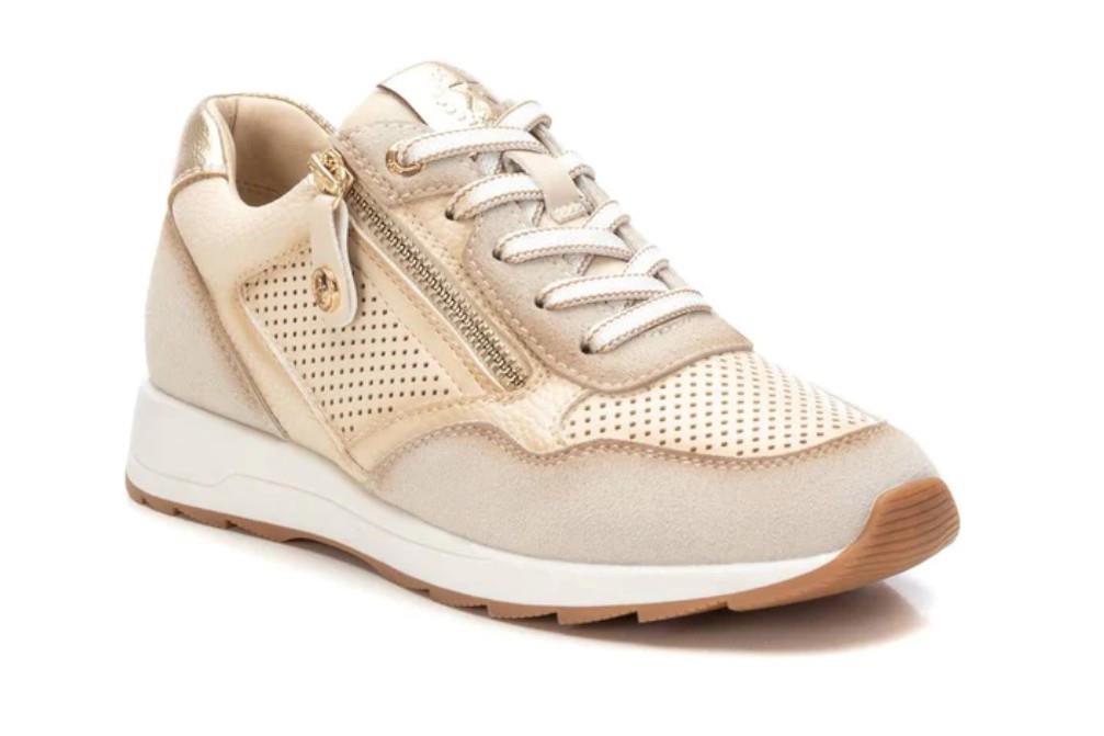 Zapatillas deportivas XTI 143734 en beige para mujer
