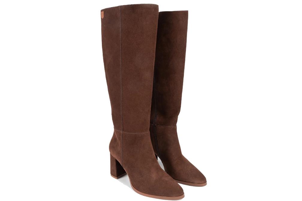 Botas altas Popa SINNARA en ante marrón