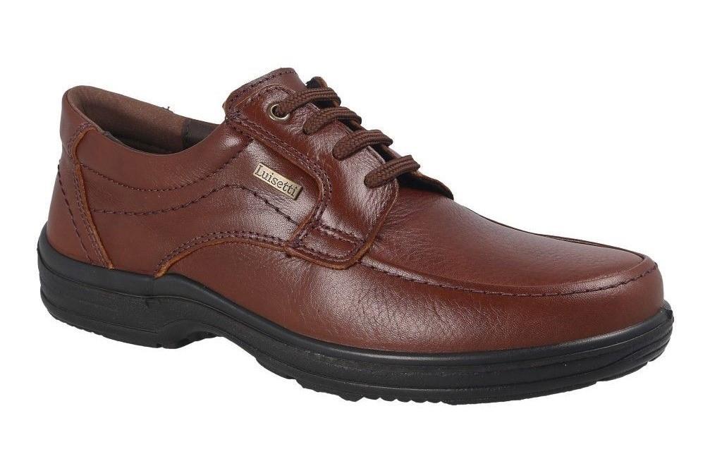Zapatos con cordones Luisetti 20401STen color cogñac