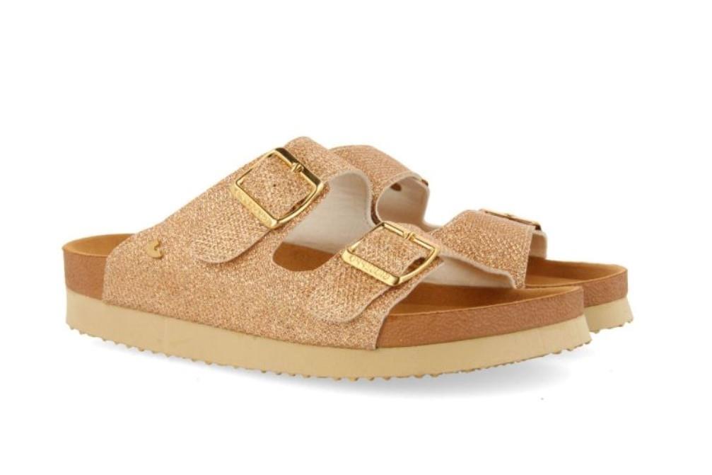 Sandalias bio Gioseppo Margate 71441 en oro para mujer