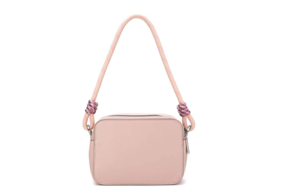 Bolso Bandolera para mujer XTI 184559 en beige – Diseño Efecto Piel con Cremallera