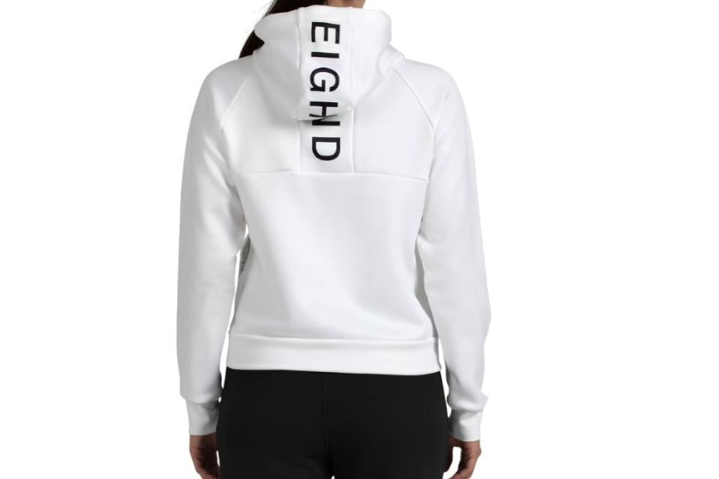Sudadera con capucha +8000 ELARIA en marfil