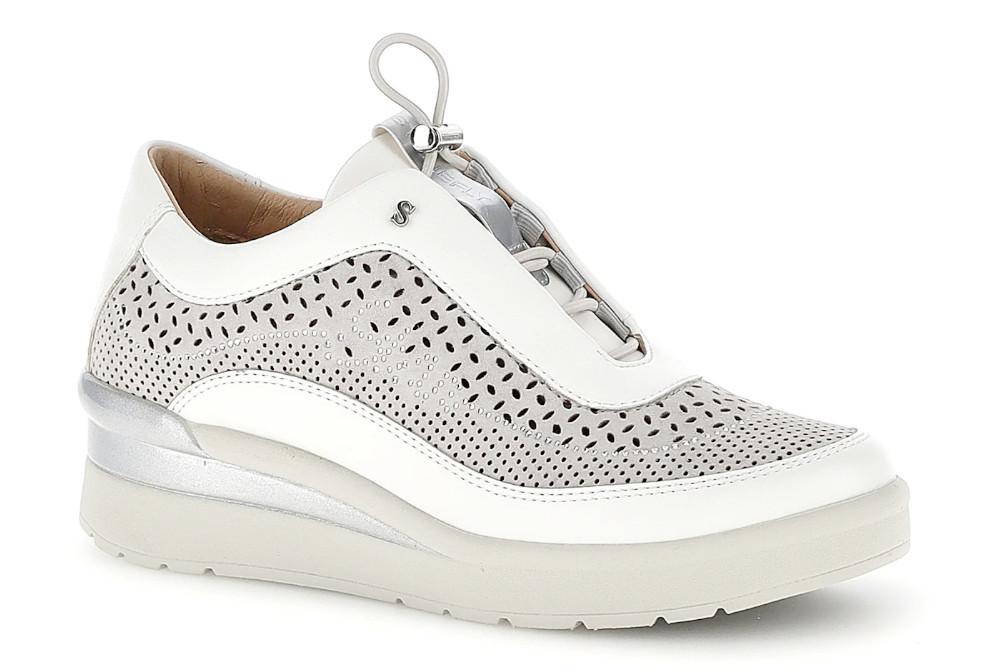 Zapatillas deportivas Stonefly 223606 en hielo piel con cuña