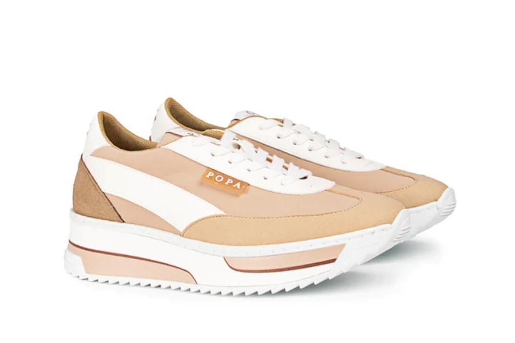Zapatillas deportivas Popa Kongur en beige para mujer