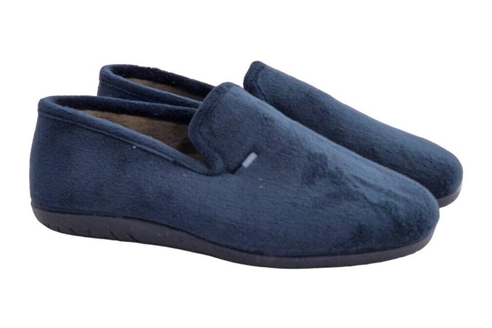 Zapatillas de casa cerradas Cabrera 9042 en color azul