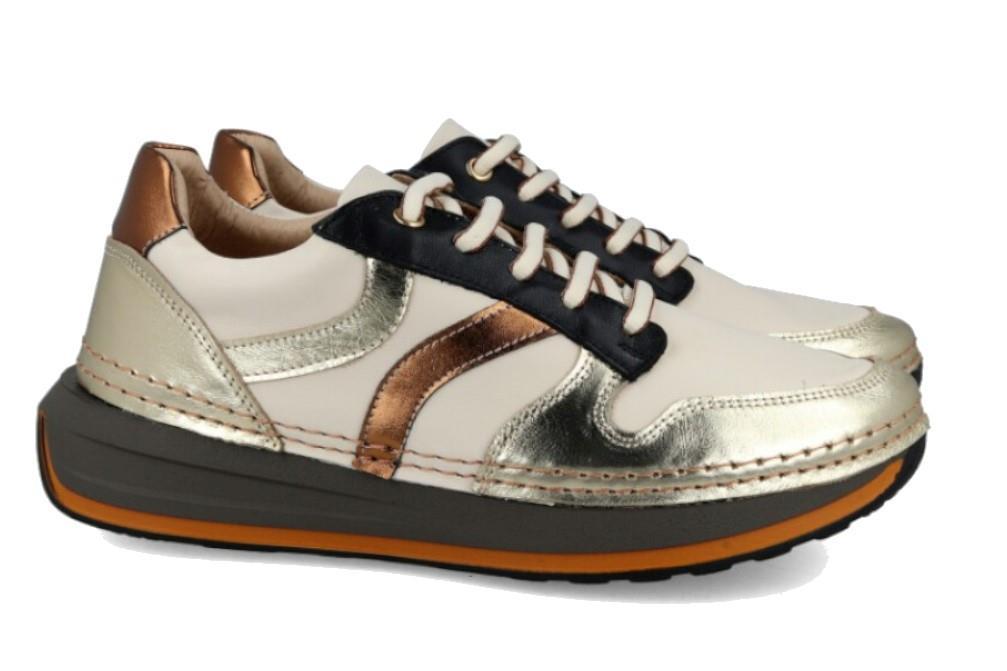 Zapatillas deportivas Walk & Fly Axel 24350-7 en oro para mujer