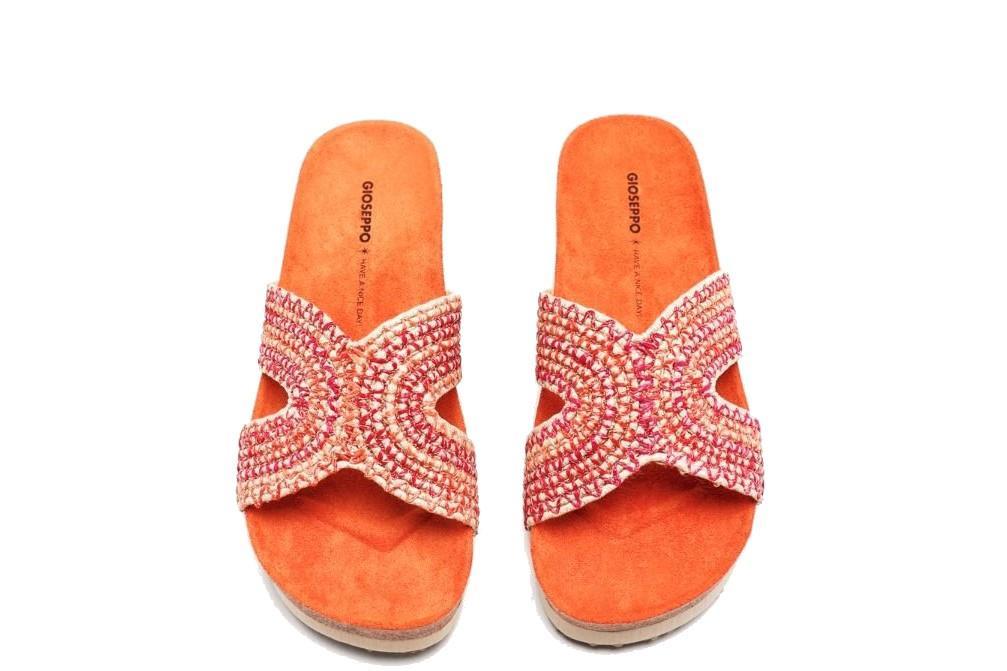 Sandalias con cuña Gioseppo PACIFIC 74474 en naranja para mujer