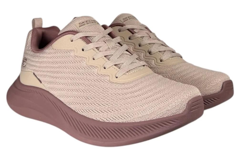 Zapatillas Skechers BOBS Moda Flex Mellow Dawn 117731 rosa natural para mujer